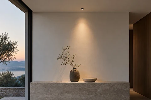 Nghiên cứu hình khối — Một điểm nguồn nhỏ, sự chú ý dành cho bề mặt nhận sáng.